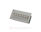 Sechsflammige LED-Wandeinbauleuchte Slot - IP65